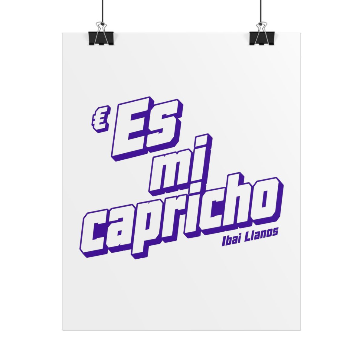 Ibai "Es mi capricho" Poster — official Ibai Hats & Caps